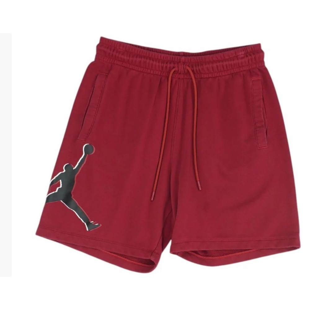 Jordan Mens Dri-FIT‎ Basketball Shorts Red Jumpman Logo Athletic medium